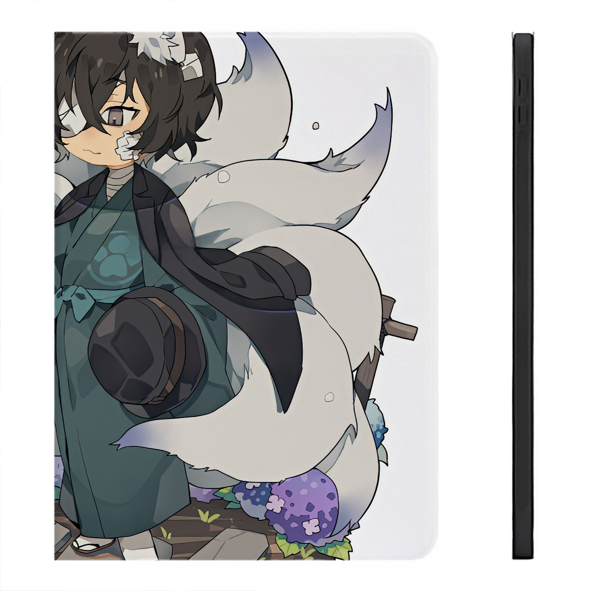 （画像用） 文豪ストレイドッグス Bungo Stray Dogs IPadケース ペンホルダー付き ブックスタイルデザイン